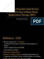 Diagnosa Penyakit Ginjal Kronik Dan Indikasi TPG RRT