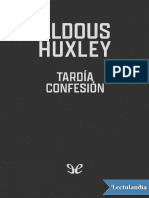 Aldous Huxley-Tardia Confesion