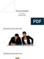Honestidad - Septiembre 2023