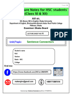 Sentence Connectors 2nd Paper by MAK Sir