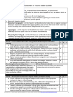 TeacherLeaderSelfAssessment Sem4