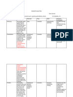 Standard Lesson Plan 1