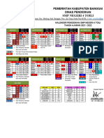 Kalender Pendidikan 2021 - 2022 SMP N 4 Toili