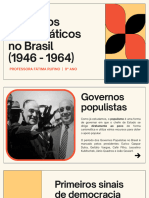 Governos Democráticos 1946-1964