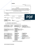 KK Profiling Form | PDF