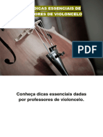 Dicas Essenciais de Professores de Cello