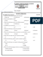 Class 6 Sample Paper II Annuals