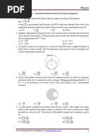 Physics Gravitation Advanced Assignment