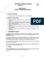 Práctica de Laboratorio 1 Medidas y Propiedades Físicas.