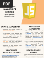 Module 8.0 - Lesson 8.1 JavaScript Syntax