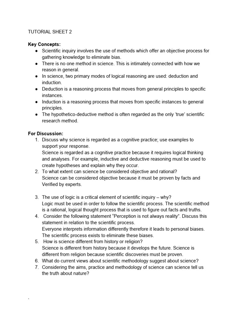Understanding Scientific Inquiry Methods | PDF | Scientific Method ...