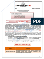 Constitution I & II Complete Notes