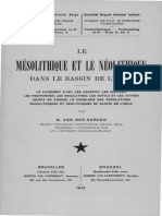 Hum - Sc. (IRCB) - T.X, 4 - VAN DER KERKEN G. - Le Mésolithique Et Le Néolithique Dans Le Bassin de L'uele - 1942