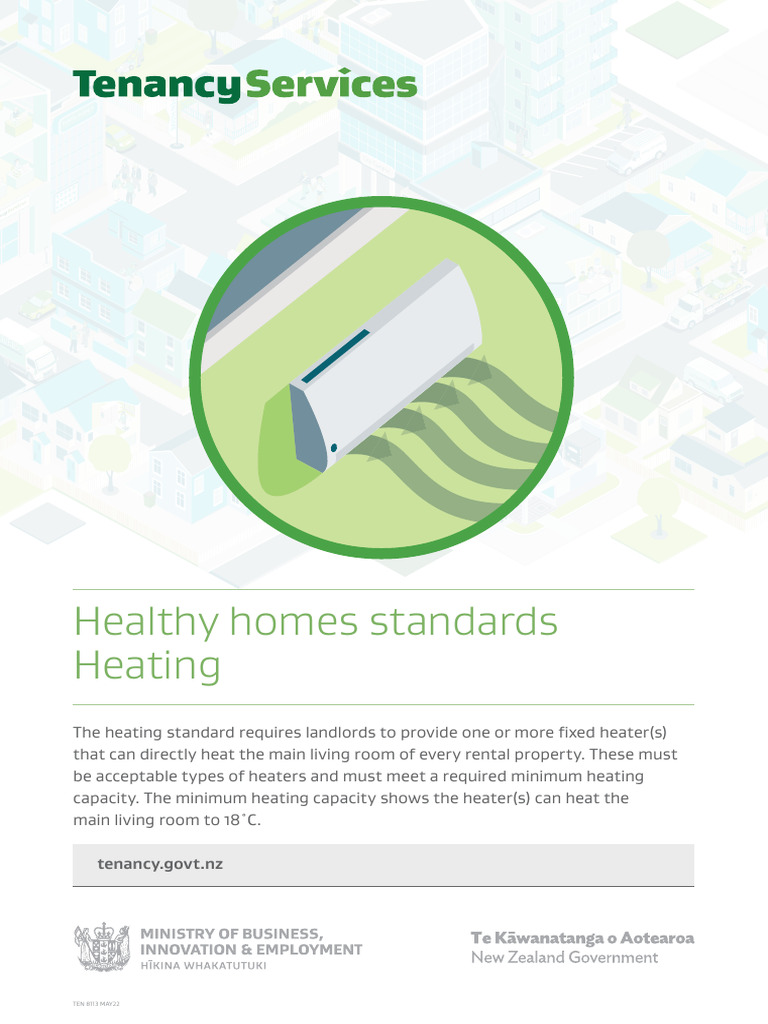 Healthy Homes Standards Heating PDF Landlord Electric Heating