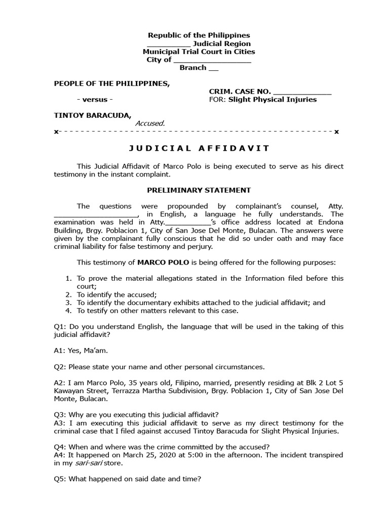 Legal Writing 1 | PDF