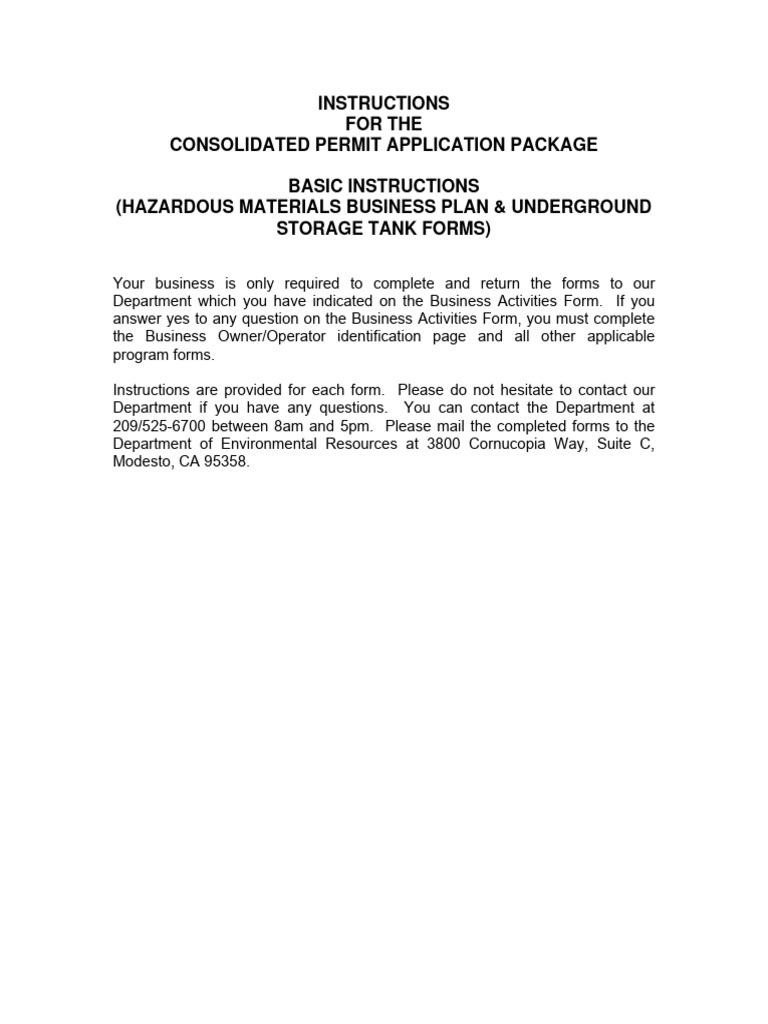 UST Business Plan-Complete | PDF | Waste | Hazardous Waste