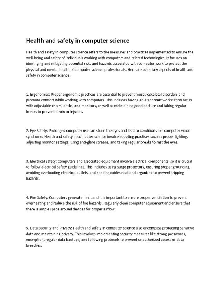 Health and safe-WPS Office | PDF | Computer Security | Security