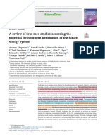 A Review of Four Case Studies Assessing The Potential For Hydrogen Penetration of The Future Energy System