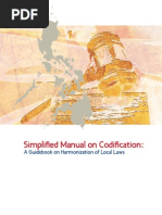 Simplified Manual on Codification