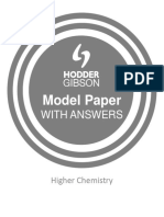 Higher Chemistry Model Paper