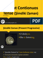 2 - Present Continuous Tense (Şimdiki Zaman) - Konu Anlatımı