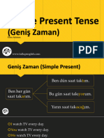 3 - Present Tense (Geniş Zaman) - Konu Anlatımı