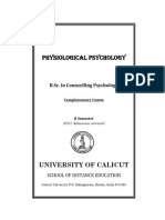 CP2 C01 Physiological Psychology II Sem. Complementary Course B Sc. Counselling Psychology