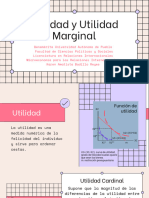 Utilidad y Utilidad Marginal Microeconomía