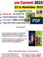 Agriculture Current Affairs 2023 January To November 2023