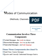 Modes of Comm