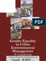 Gender Equality in Urban Environmental Management