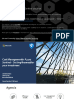AS - Cost Management in Azure Sentinel - Deck - 24JUN2021
