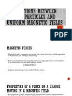 Lesson C Interactions Between Charged Particles and Magnetic Fields