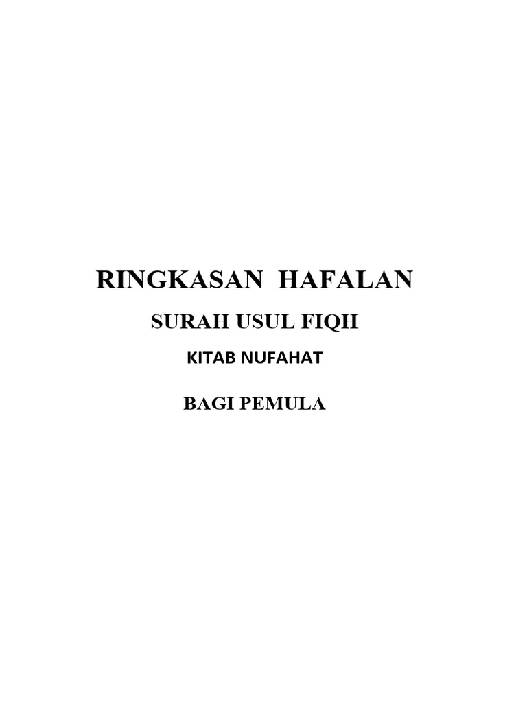 Usul Fiqh Pdf