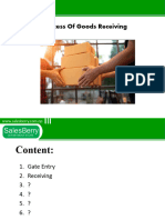 Receiving Process Training Module