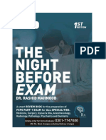 The Night Before Exam 2024