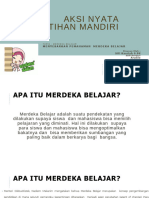 Aksi Nyata Pelatihan Mandiri Topik Merdeka Belajar Menyebarkan Pemahaman Merdeka Belajar