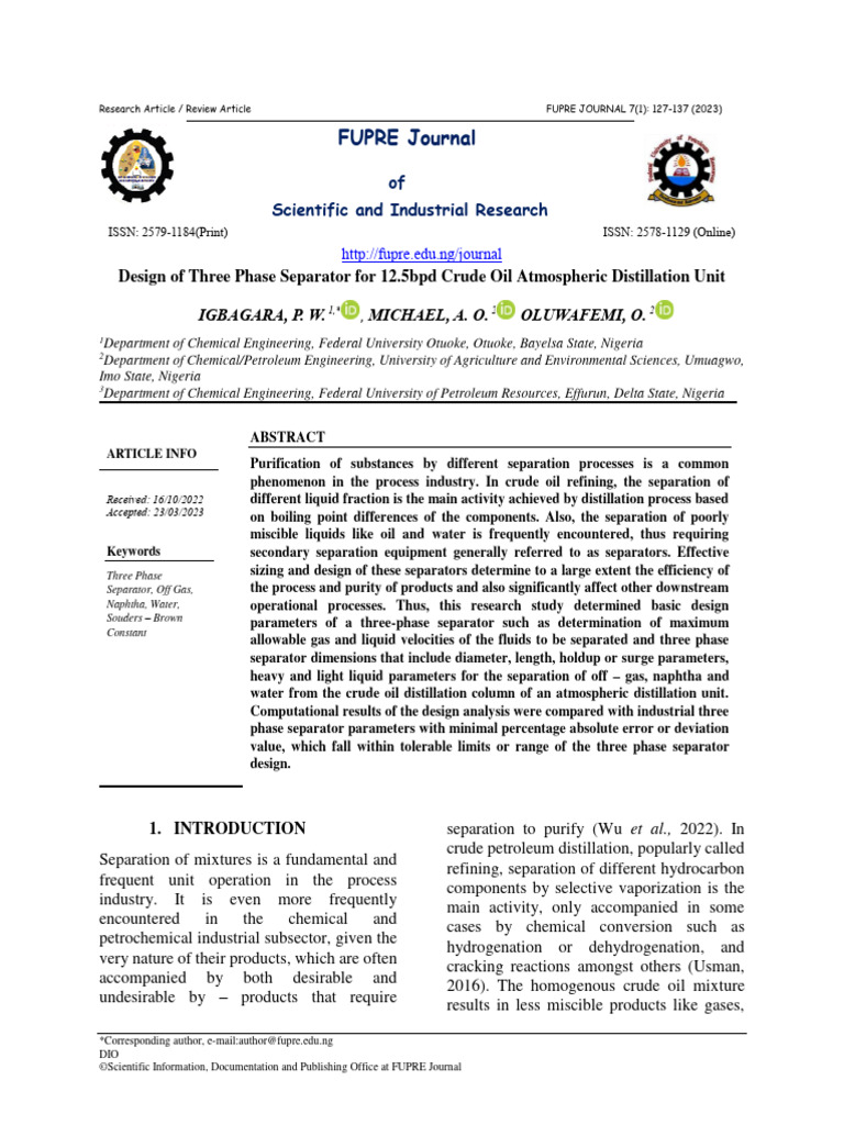 207 Article Text 408 1 10 20230429 Pdf Distillation Liquids