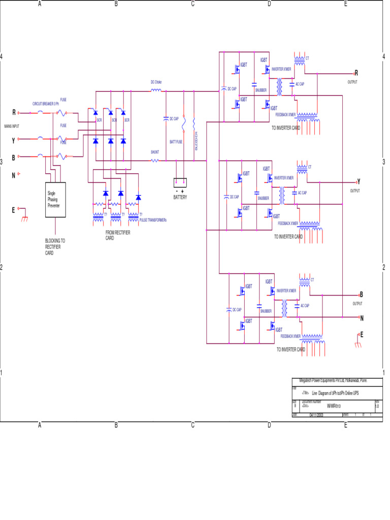 Block Dia | PDF | Power Inverter | Rectifier
