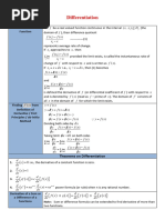 Math Part 2 (Def. + Formulas Chap 2)