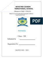Physics Project CERTIFICATE