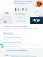 Introduction of Transfusion Transmitted Infections