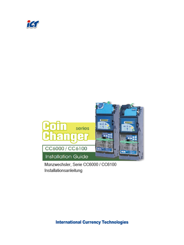 Coin Changer Series Installation Guide (De) | PDF