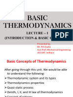 Basic Concept of Thermodynamics