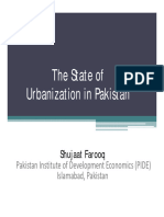 The State of Urbanization in Pakistan - Shujaat Farooq