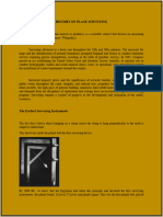 History of Plane Surveying