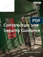 Construction Site Security Guidance Edition 1 01