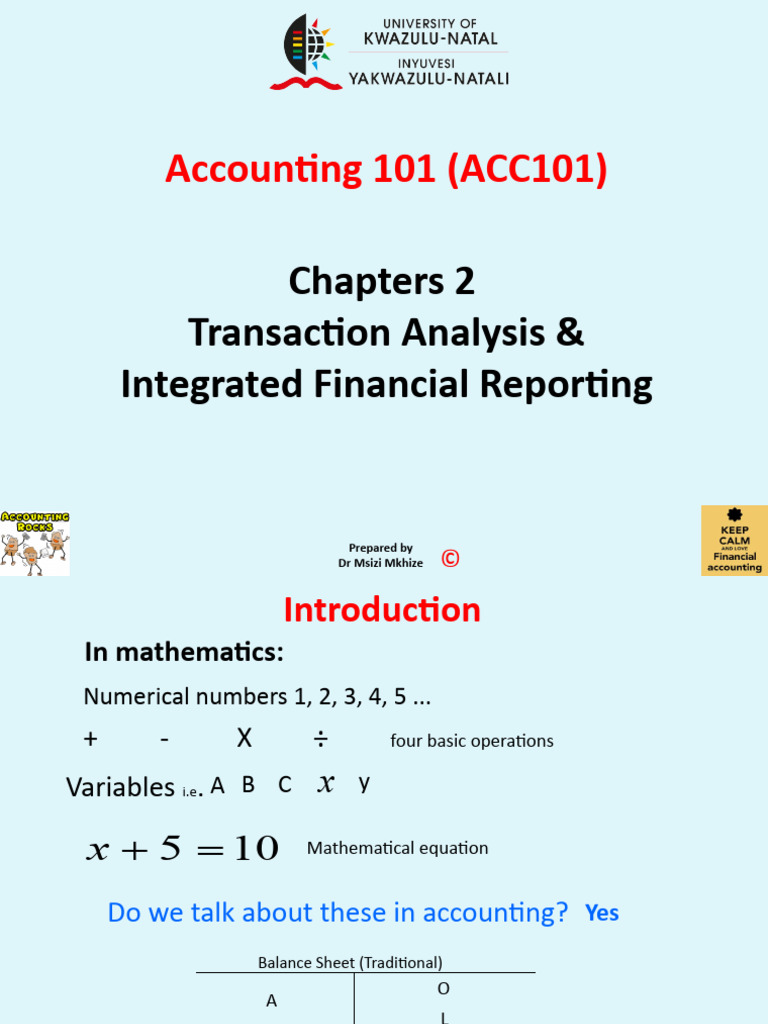 Chapter 2 Transaction Analysis Bae And Integrated Reporting Pdf