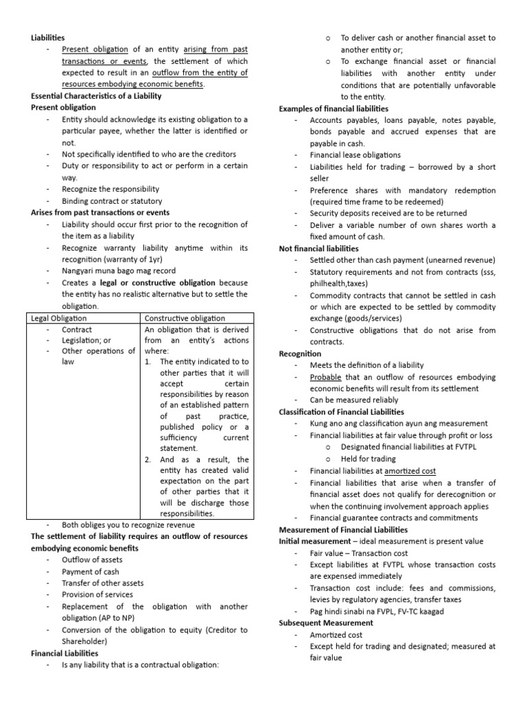 Liabilities pdf bonds finance book value