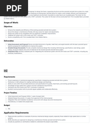 Scope of Works